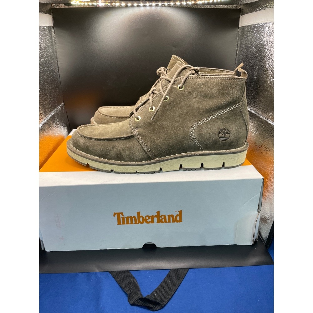 Timberland Larchmont II Chukka Suede Boots Mens 11 Olive Taupe TB0A5YGY901